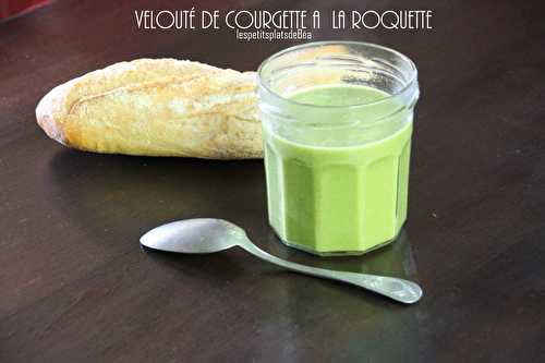 Velouté de courgettes à la roquette