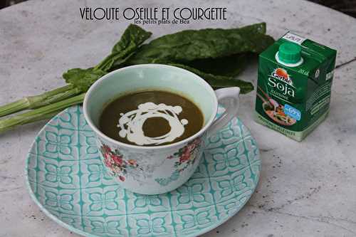 Velouté oseille et courgette