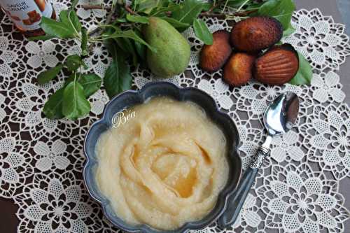 Compote de poires du curé au sirop de caramel