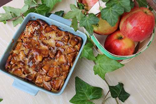 Clafoutis aux pommes caramélisées au beurre salé