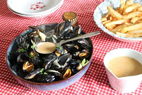 Moules à la crème de rouille