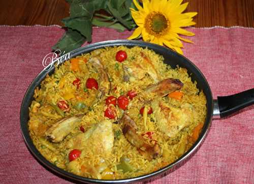 Paella aux ribs et ailes de poulet - balade espagnole à ronda