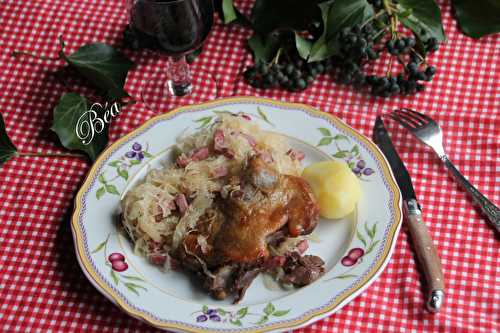 Choucroute au canard confit