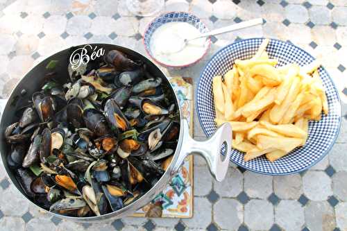 Moules au roquefort