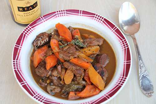 Daube au pineau des charentes - balade à Oléron