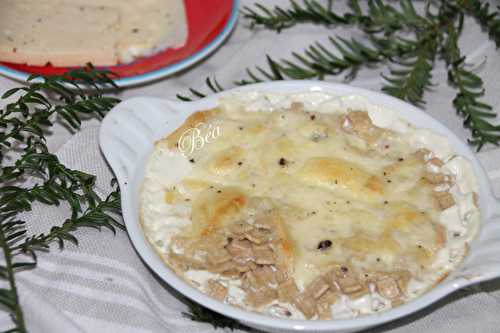 Gratin de crozets à la raclette à la truffe - Les petits plats de Béa