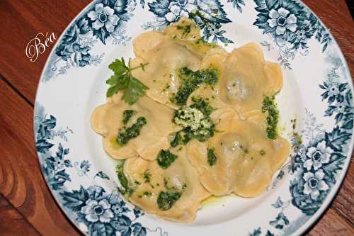 Raviolis farcis aux escargots