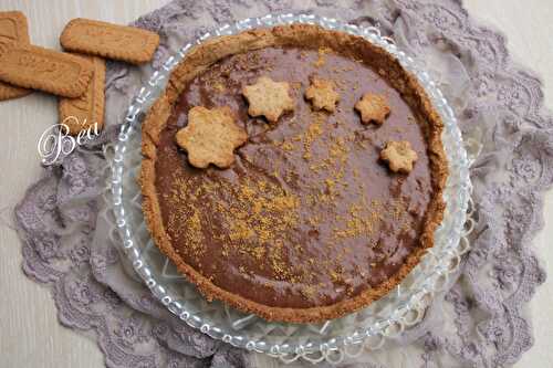 Tarte à la mousse de chocolat et aux spéculoos