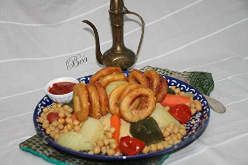 Couscous express aux beignets de calamars