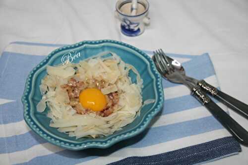 Salsifis à la carbonara