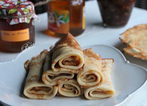 Crêpes au yaourt à la vanille