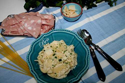 Linguines à la crème de chou fleur à l'huile de truffes