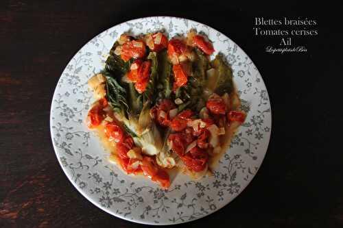 Blettes braisées aux tomates