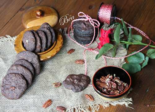 Cookies très chocolatés aux noix de pécan - Les petits plats de Béa