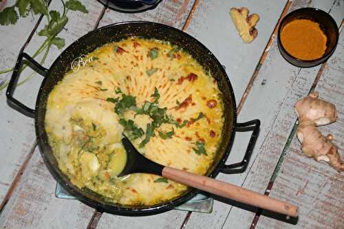 Fish pie au curry