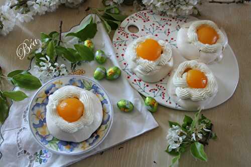 Pavlova aux abricots