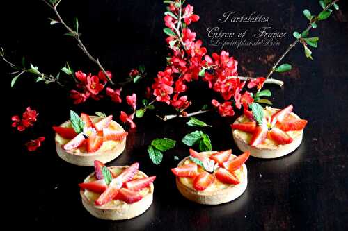 Tartelettes au citron et aux fraises