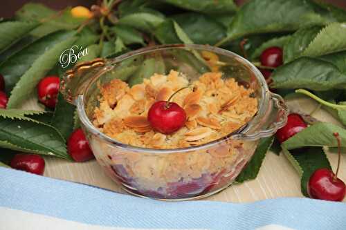 Crumble de cerises