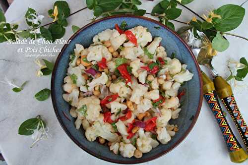 Salade de chou fleur et pois chiches