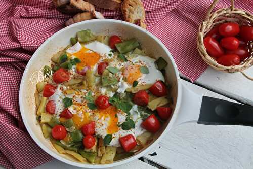 Chakchouka aux haricots plats