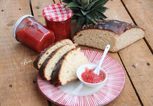 Confiture ananas fraises - Balade lozérienne à Massegros et à Saint Rome de Dolan, le Point Sublime