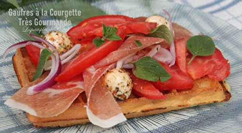 Gaufres à la courgette très gourmandes