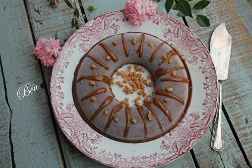 Parfait glacé chocolat et caramel beurre salé