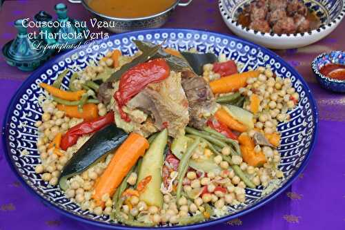 Couscous au veau et aux haricots verts