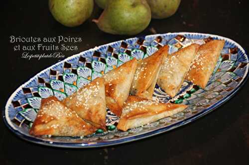 Briouates aux poires et aux fruits secs