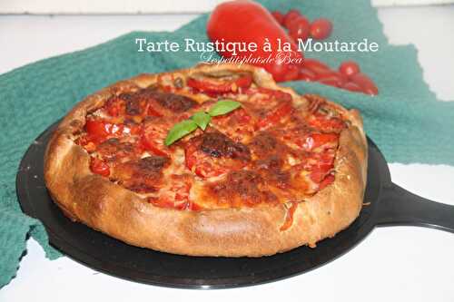 Tarte rustique à la moutarde