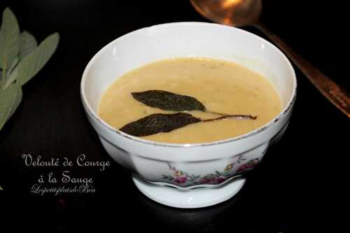 Velouté de courge à la sauge