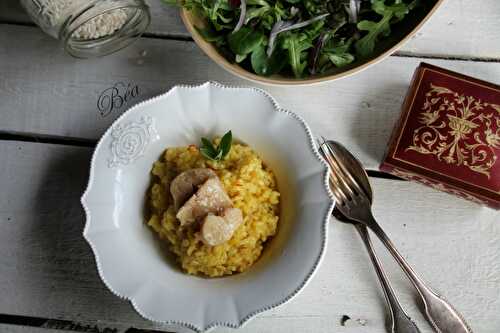 Risotto au safran et à la moelle