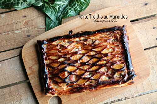 Tarte treillis au Maroilles - Balade régionale au parc Mallet Stevens