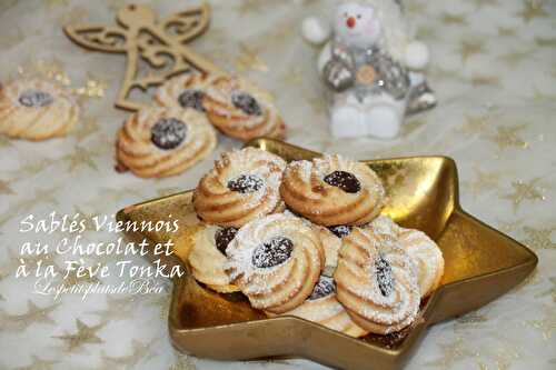 Bredele - Sablés viennois au chocolat et à la fève tonka