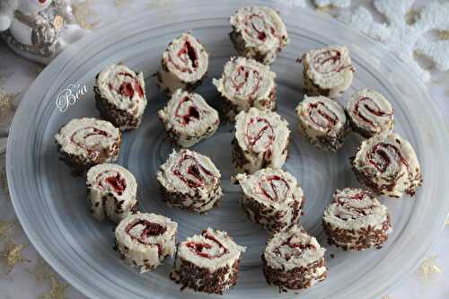 Makis à la viande des grisons et fromage aux noix