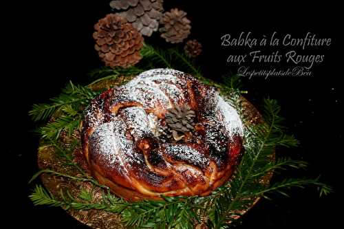 Babka à la confiture de fruits rouges