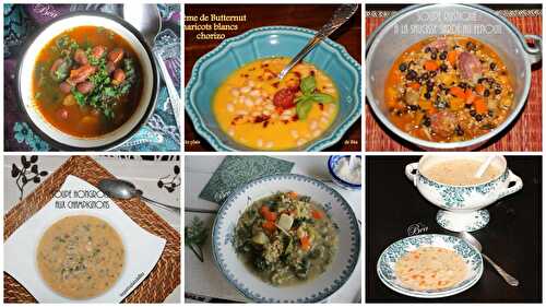 6 Soupes réconfortantes