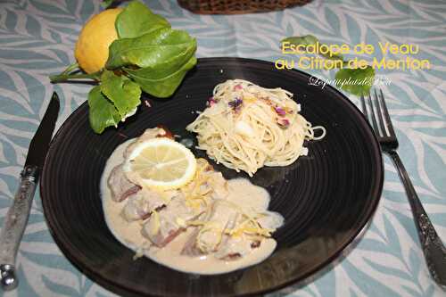 Escalope de veau au citron de Menton - balade à Menton