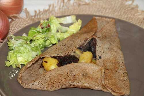 Galettes de sarrasin au boudin noir - balade bretonne à vannes