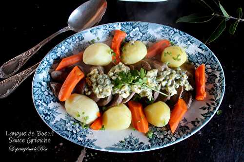 Langue de bœuf sauce gribiche