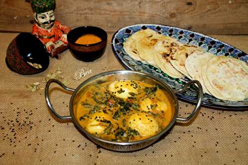 Oeufs tikka masala et naans express - balade indienne