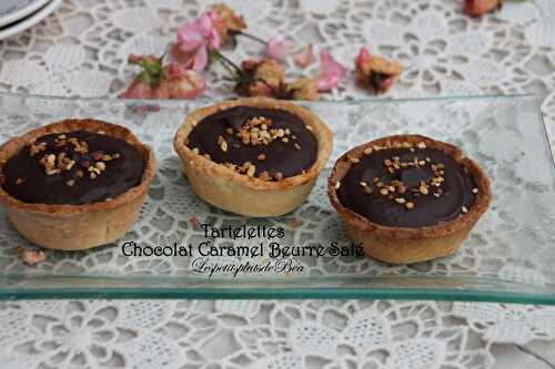 Tartelettes chocolat caramel beurre salé