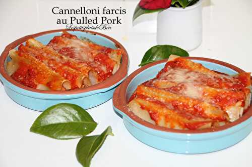 Cannelloni farcis au pulled pork