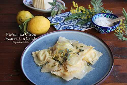 Raviolis au citron - balade au village perché de Sainte Agnès