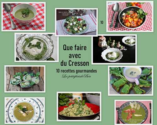 Que faire avec du cresson, 10 recettes gourmandes