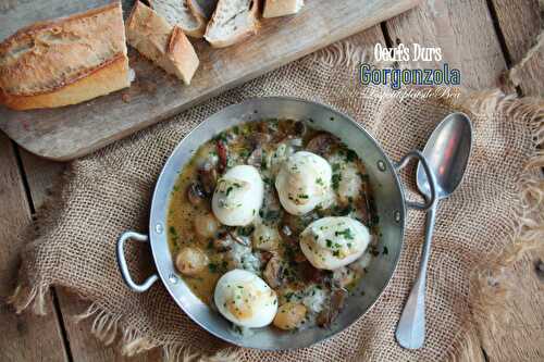 Oeufs durs au gorgonzola