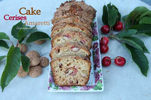 Cake aux cerises et amaretto