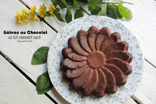 Gâteau au chocolat au lait concentré sucré