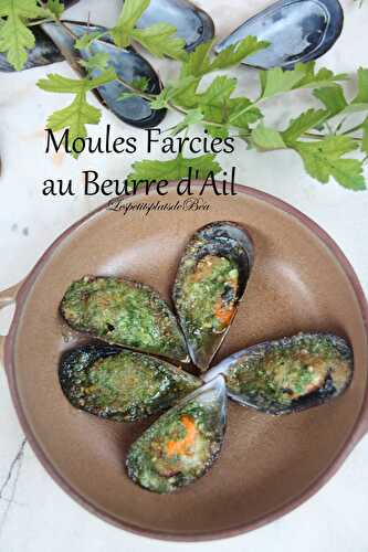 Moules farcies au beurre d'ail