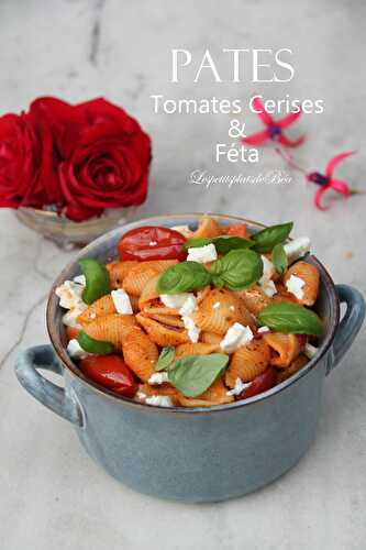 Pâtes aux tomates cerises et à la féta (recette express)